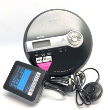   Beautiful  Sony Walkman D-NE241 Portable CD Player black Tested  Working OK