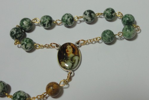 Handmade in USA St Joan of Arc Single Decade Rosary - Women Soldier & Captives - Picture 3 of 3