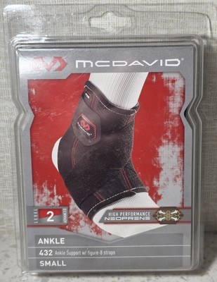McDavid 432 Ankle Support With Figure-8 Straps S Small Mens Shoe 8-9 Women 9-10