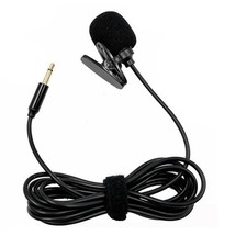 Lavalier Microphone Mic Stereo Audio Wired Mic 3.5mm Plug for Loudspeaker3832
