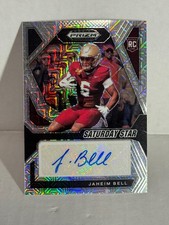 2024 Panini Prizm Collegiate Draft Picks Jaheim Bell Pick Auto RC Mojo  /25 rook