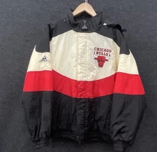 VINTAGE CHICAGO BULLS APEX ONE JACKET NBA MEDIUM #7100