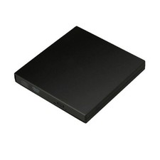 USB 2.0 Slim External DVD RW CD Writer Drive Black for Laptop Desktop Notebook