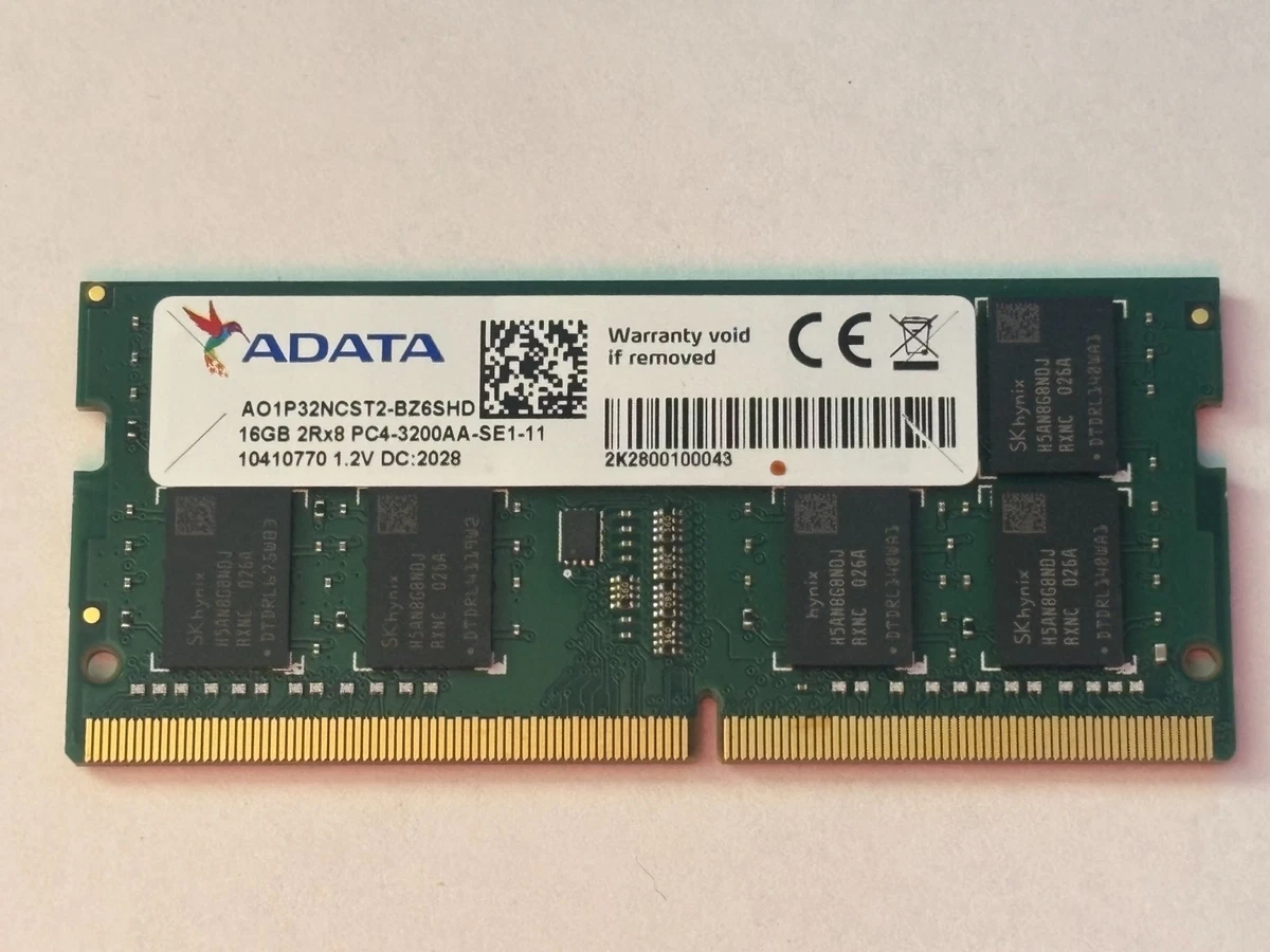ADATA DDR4 SDRAM 16 GB Total Capacity Memory (RAM) for sale | eBay