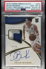 Devin Booker 2015 Panini Immaculate Collegiate Signature Patch Auto /25 PSA 8
