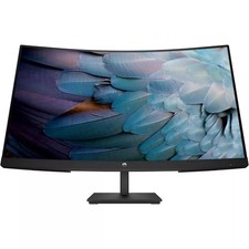 HP V27c G5 27" Curved LCD Monitor, Black