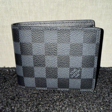 Louis Vuitton Damier Graphite Check Bifold Wa...