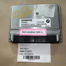 2001-02 BMW X5 Engine Control Module 7 519 308 DME MS43
