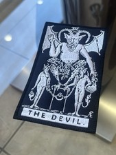 Satanic Devil Lucifer Baphomet High Quality Heavy Metal Patch  Free Sticker