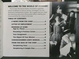 Where in Time is Carmen Sandiego (Nes)(1991) CIB. No Encyclopedia. Free Shipping