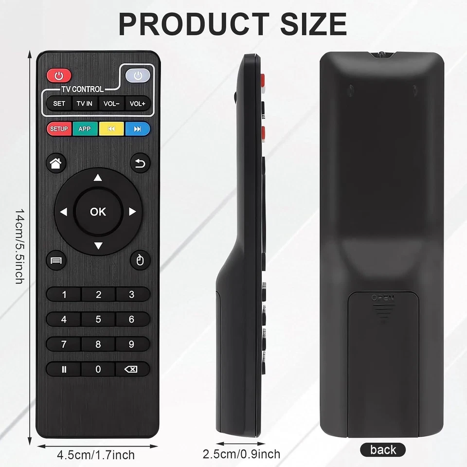 Telecomando Universale per TV Box, Sostituzione per Telecomando Originale Con Ta - Immagine 2 di 4