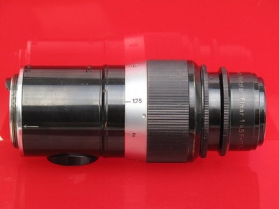 Leica early black paint 13.5cm f:4.5 Hektor lens w/NO serial #, US SELLER ''LQQK''