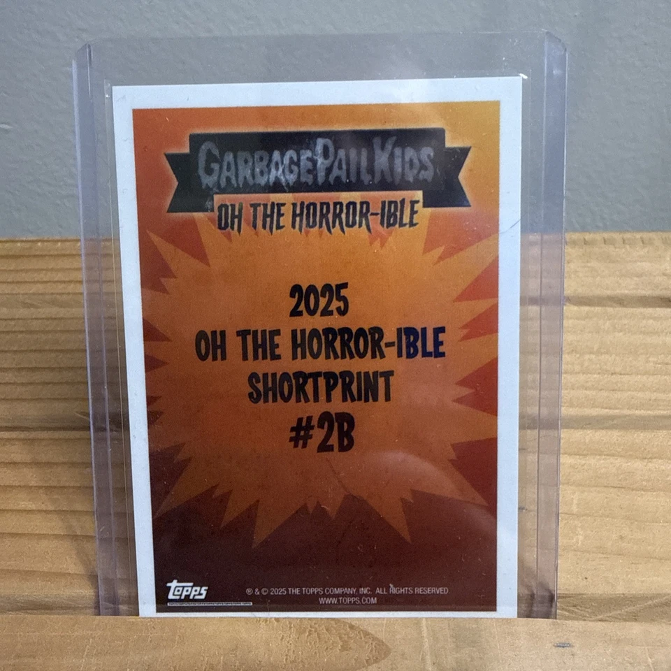 2025 GARBAGE PAIL KIDS OH THE HORROR-IBLE HORRIBLE SSP #2A BUGGY BETTY - Image 2 of 3