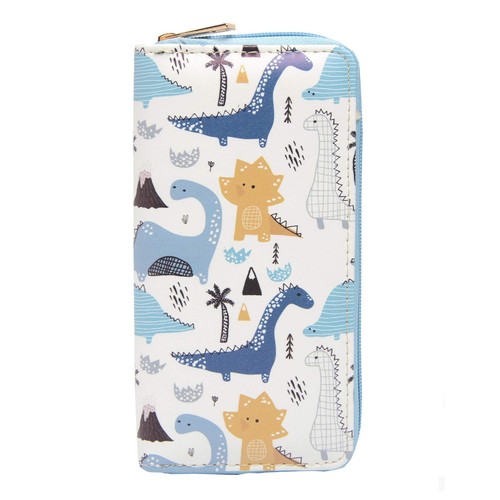 Women Zip Around Organizer Wallet PU Clutch Long Purse Cartoon Printed Wallet... - Picture 4 of 5