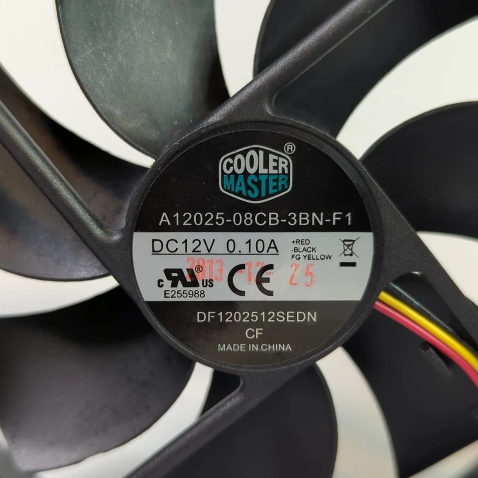 2x Cooler Master 120mm 3-Pin Case Fan Pair A12025-08CB-3BN-F1 PC Computer - Image 4 of 4