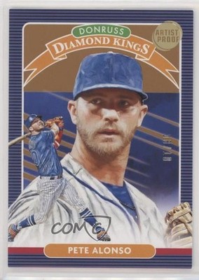 2020 Panini Donruss Diamond Kings Artist Proof 8/10 Pete Alonso #7 9bp