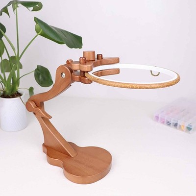 Stickrahmen Halter Kreuzstich Ständer Holz Praktische Violine Stil Basis