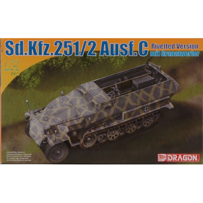 SD KFZ 251/2 AUSF.C MORTAR KIT 1:72 Dragon Kit Mezzi Militari -D- Neues Modell