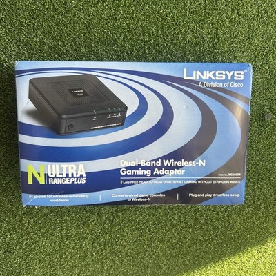 Linksys WGA600N Dual-Band Wireless-N-Gaming Adapter N Ultra Range Plus Cisco