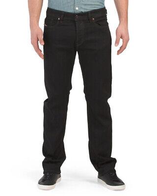 DIESEL Waykee Mens 38 x 32 Regular Straight Leg Stretch Jeans Black 0886Z  Wash | eBay