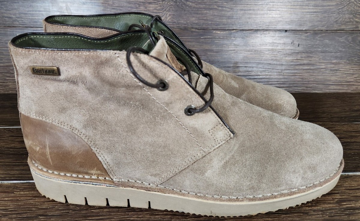 Barbour Men SZ 9 Kent Desert Boots Tan Suede Chukka Boots Red Wing