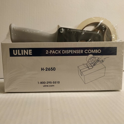 NUEVO dispensador de pistola de cinta de 2" cargador lateral industrial con 2 rollos cinta de embalaje H-2650 - Imagen 2 de 2