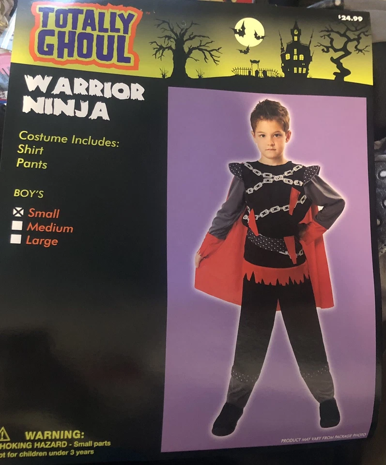 Disfraz de Halloween Guerrero Ninja Niño Talla Pequeña 0M Foto 2 de 4