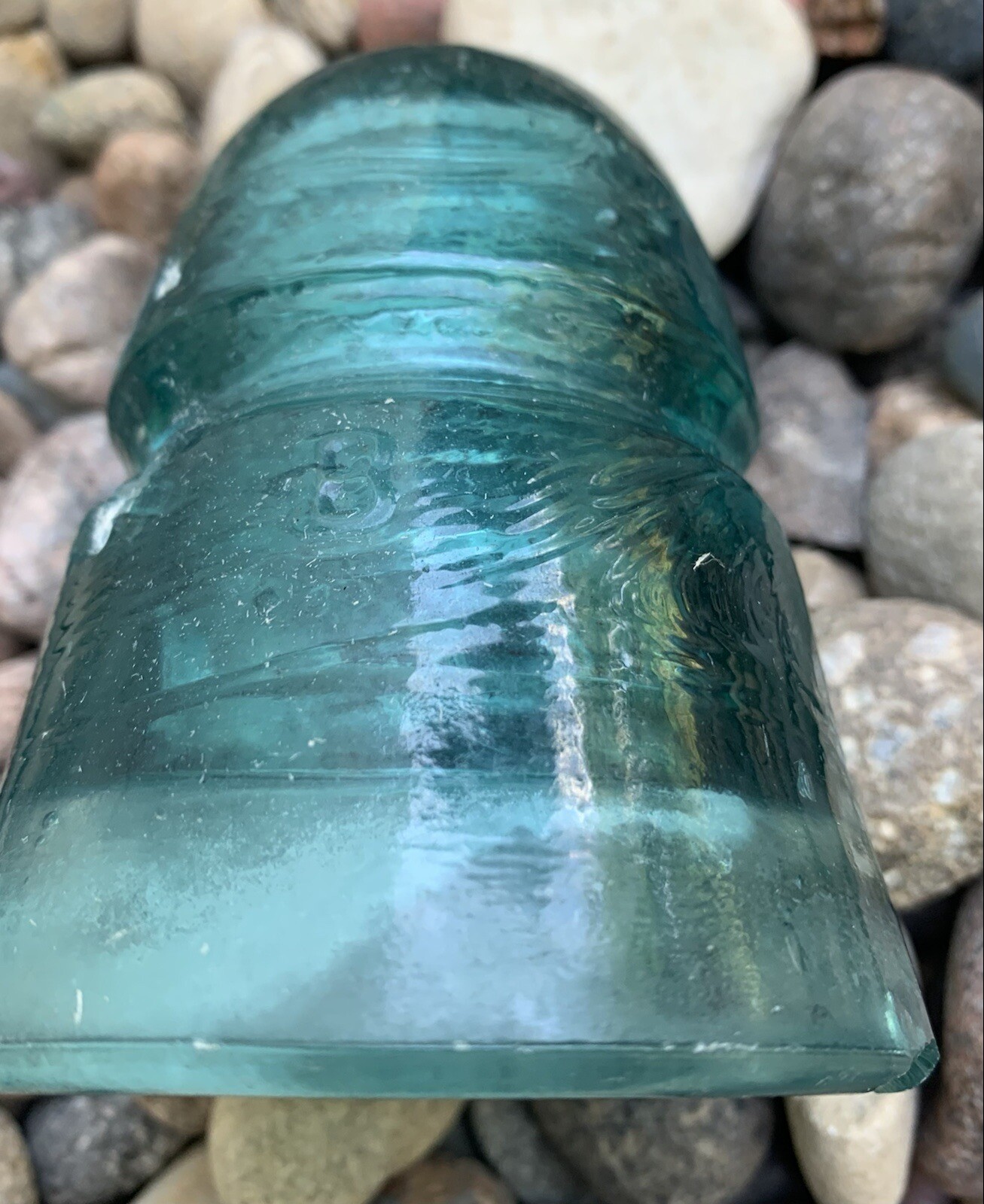 Hemingray 21 Glass Insulator. Rare. Rough conditioned. eBay
