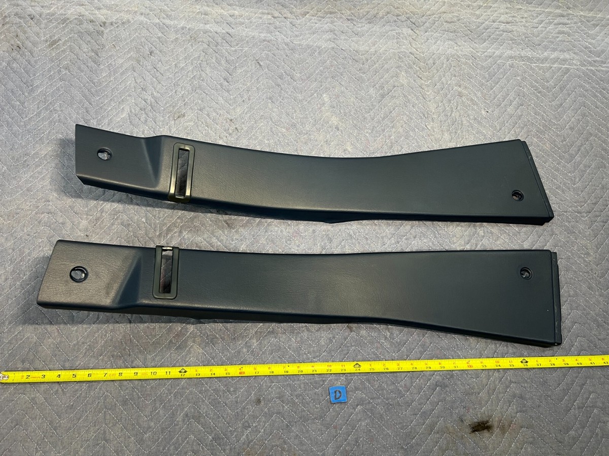 1984-1989 Volvo 740 760 Sedan Left & Right B Pillar Trim Pair