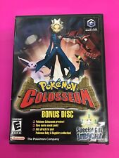 Pokemon Colosseum BONUS DISC Nintendo GameCube (No Manual) Genuine tested works