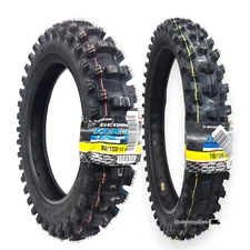 Dunlop 70/100-17 90/100-14 Tire Set Front Rear MX34 YZ85 CR85 85SX KX85 RM85