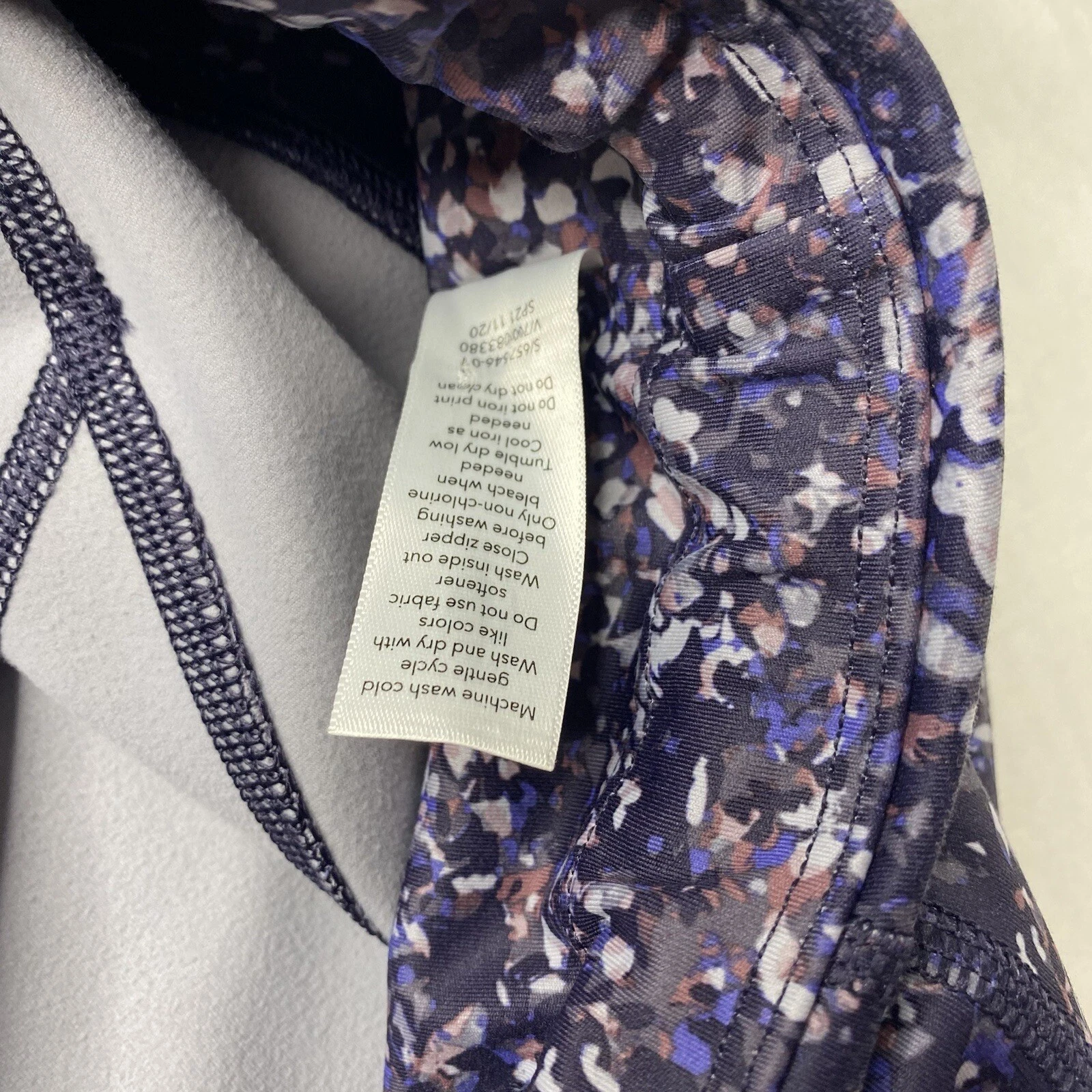 athleta rainier printed mesh leggings