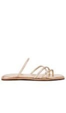 Kaanas Kapok Square-toe Strappy Slide in Gold