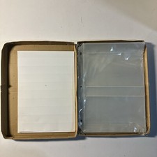 Vintage Box Of 50 C-Line 4"x6" Photo And Negative Binder Sheets Pages New Sealed