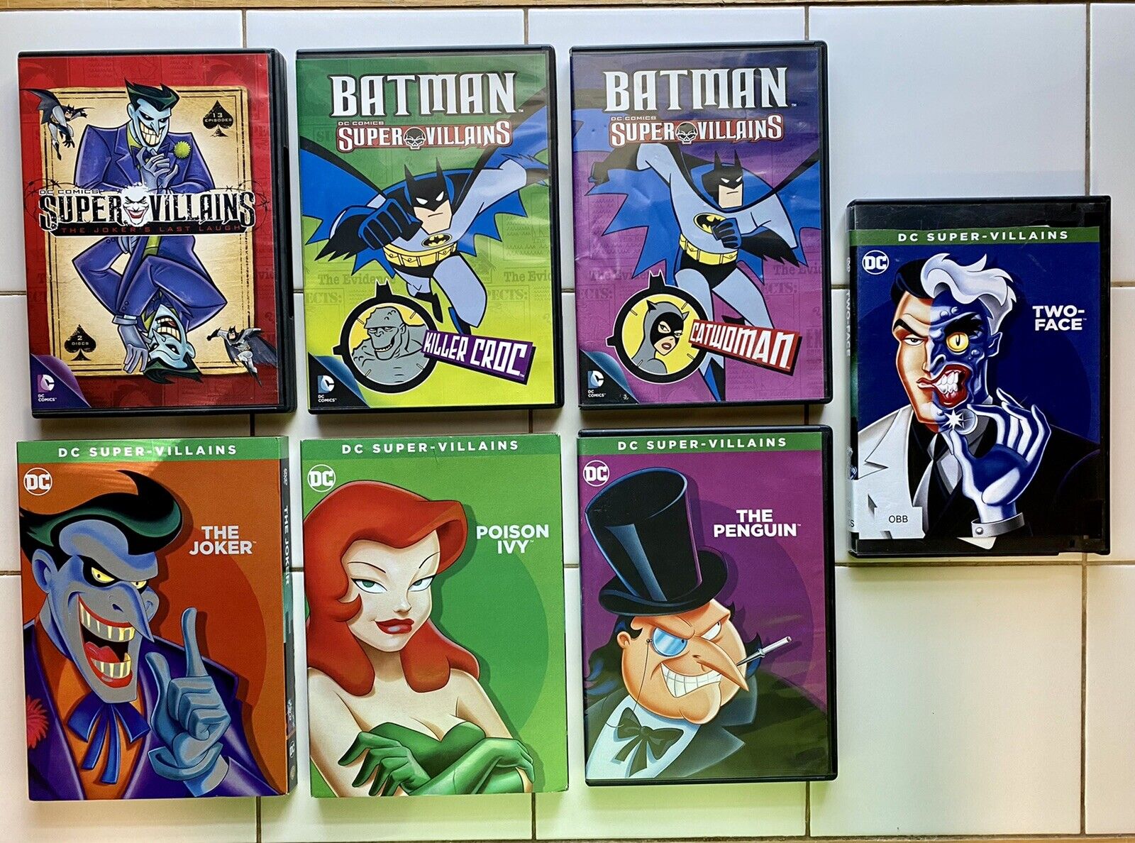 DC COMICS SUPER VILLAINS (Batman) Animated Episodes Collection DVD Lot Of 7  | eBay