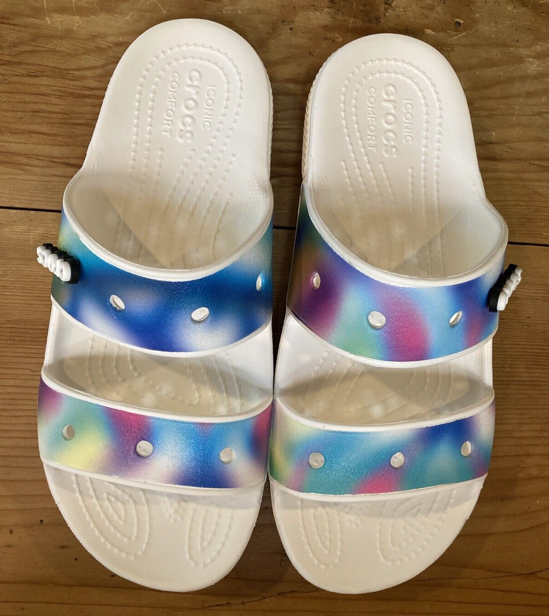 Crocs Sandal Women 9 Multicolor Solarized Men 7 Slide 
