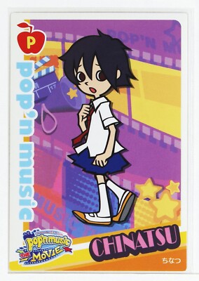 Pop'n Music Card PG20N027 Chinatsu KONAMI Japan Game