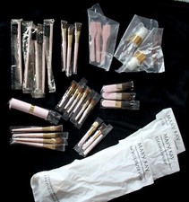 Lot Of 35 NEW Mary Kay Eye Brushes, Blending, Brow, Eye Spatulas and pumps  NOS