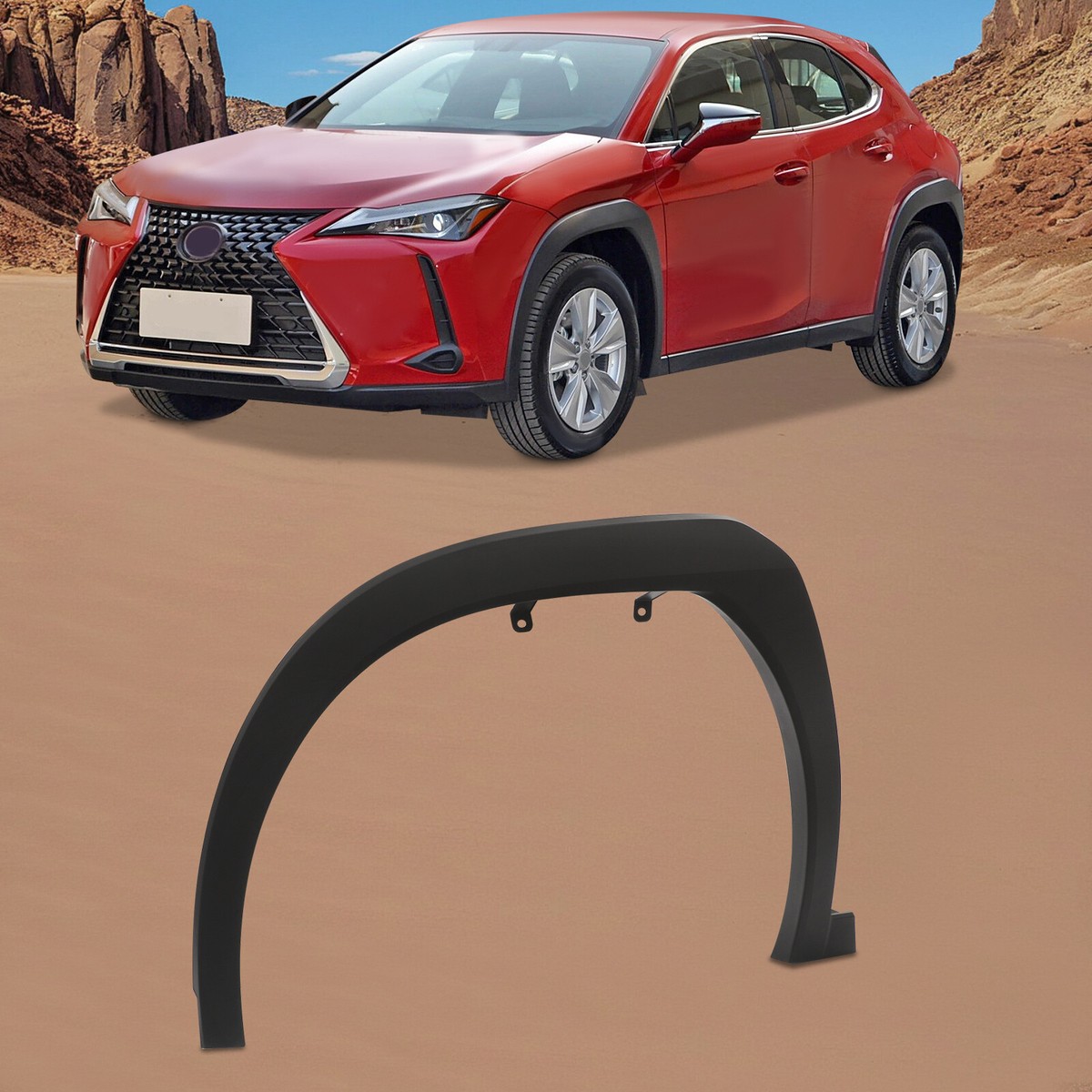 Front Left Fender Trim Plastic for 2019-2025 Lexus UX 200/250h