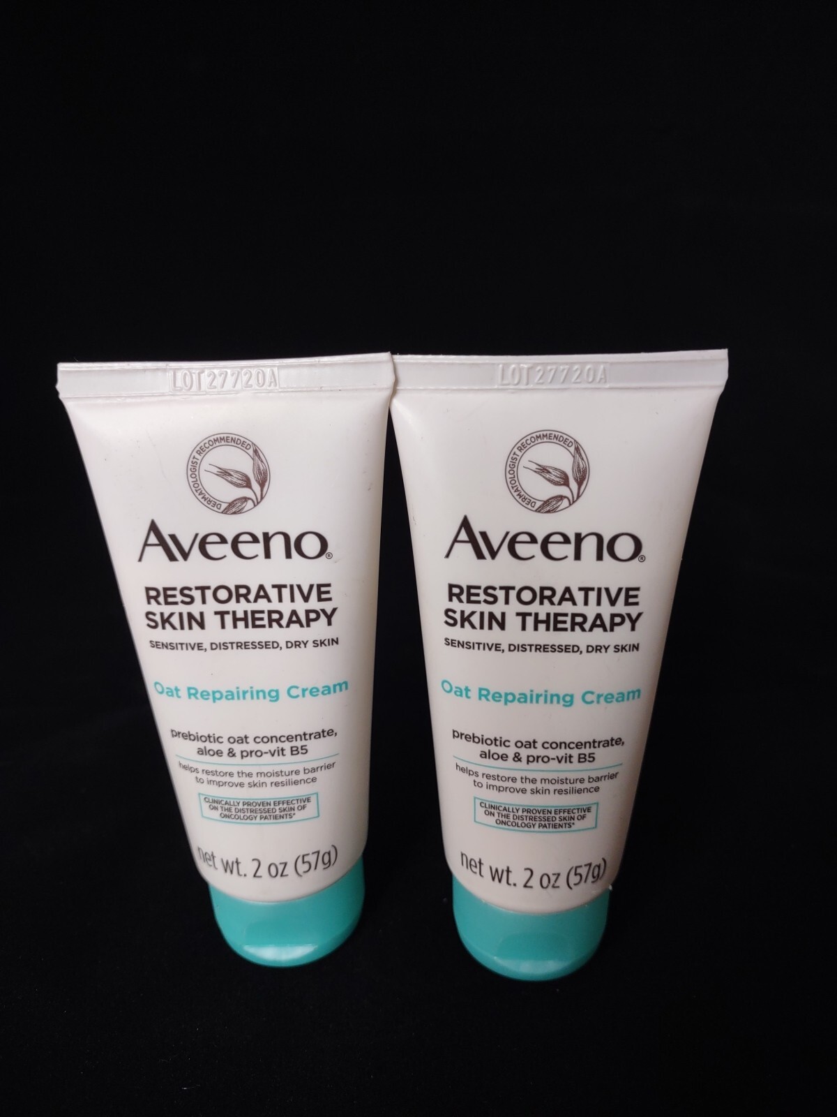 Aveeno Restorative Skin Therapy Moisturizing Oat Repairing Cream 2 Oz Each Lot 2