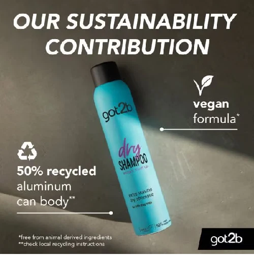 Got2b Dry Shampoo Instant Fresh Up Extra Volume 48Hr Fresh 6 x 200ml Tins - Image 2 of 4