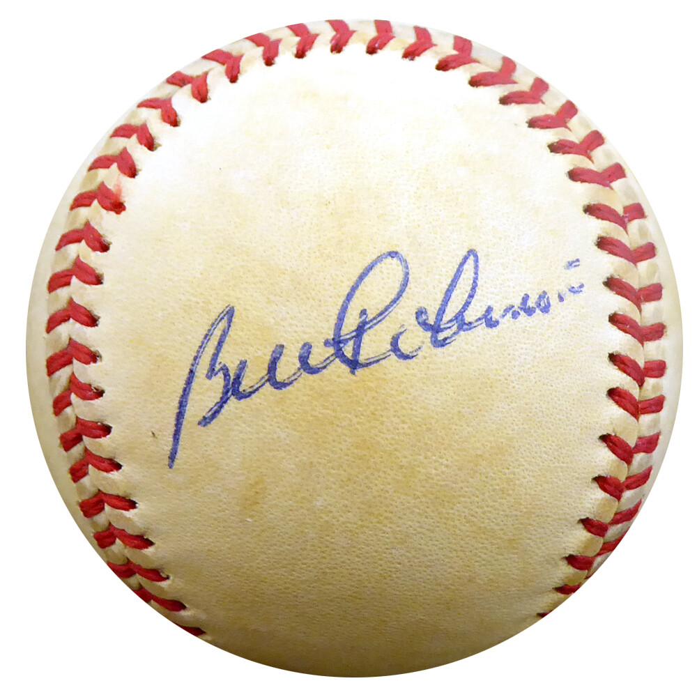 Bill Robinson Autographed Feeney NL Baseball Yankees
