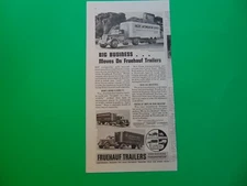 1937 Big Business Moves on FRUEHAUF TRAILERS print ad