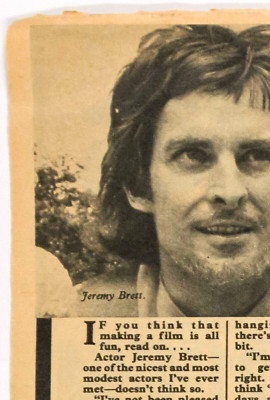 Jeremy Brett Michael Caine Crawford Billy Fury Andress Lennon FABULOUS MAGAZINE