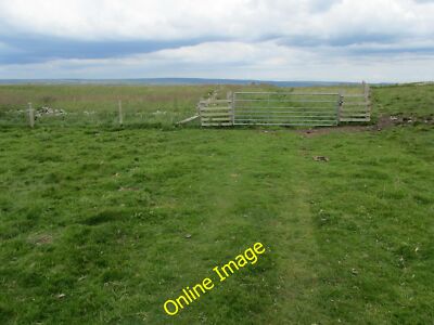 Photo 6x4 Gate on Stake Fell Thornton Rust  c2014