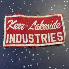 Vintage Kerr- Lakeside Euclid OH Patch Employee Uniform Hat 2C 4”x2”