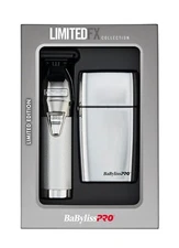 BaBylissPRO LimitedFX Collection Trimmer & Shaver Set Silver | FXDUOFS2TS