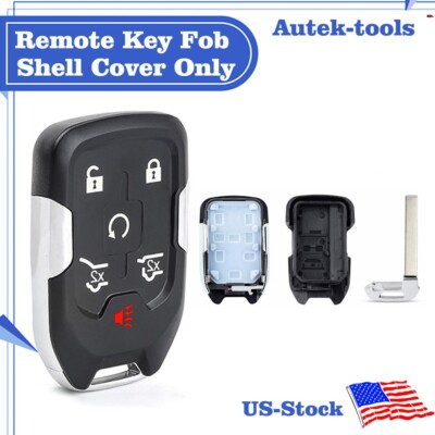 Replacement Key Fob Shell For Chevy Tahoe Suburban GMC Yukon 2014-2020 - 6 Button Remote Case