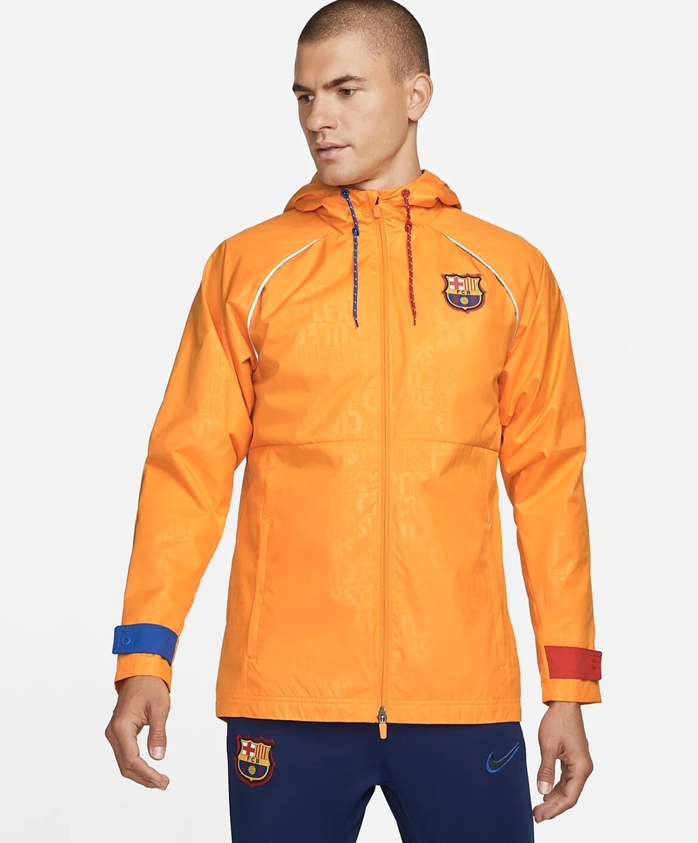 Nike 2021-2022 FC Barcelona Soccer ALL WEATHER Jacket DH7831-836