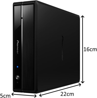 Pioneer BDR-X13J-S UHD/BD/DVDドライブ Pioneer BDR-X13J-S Windows11 UHD BD playback USB3.1 5 inch